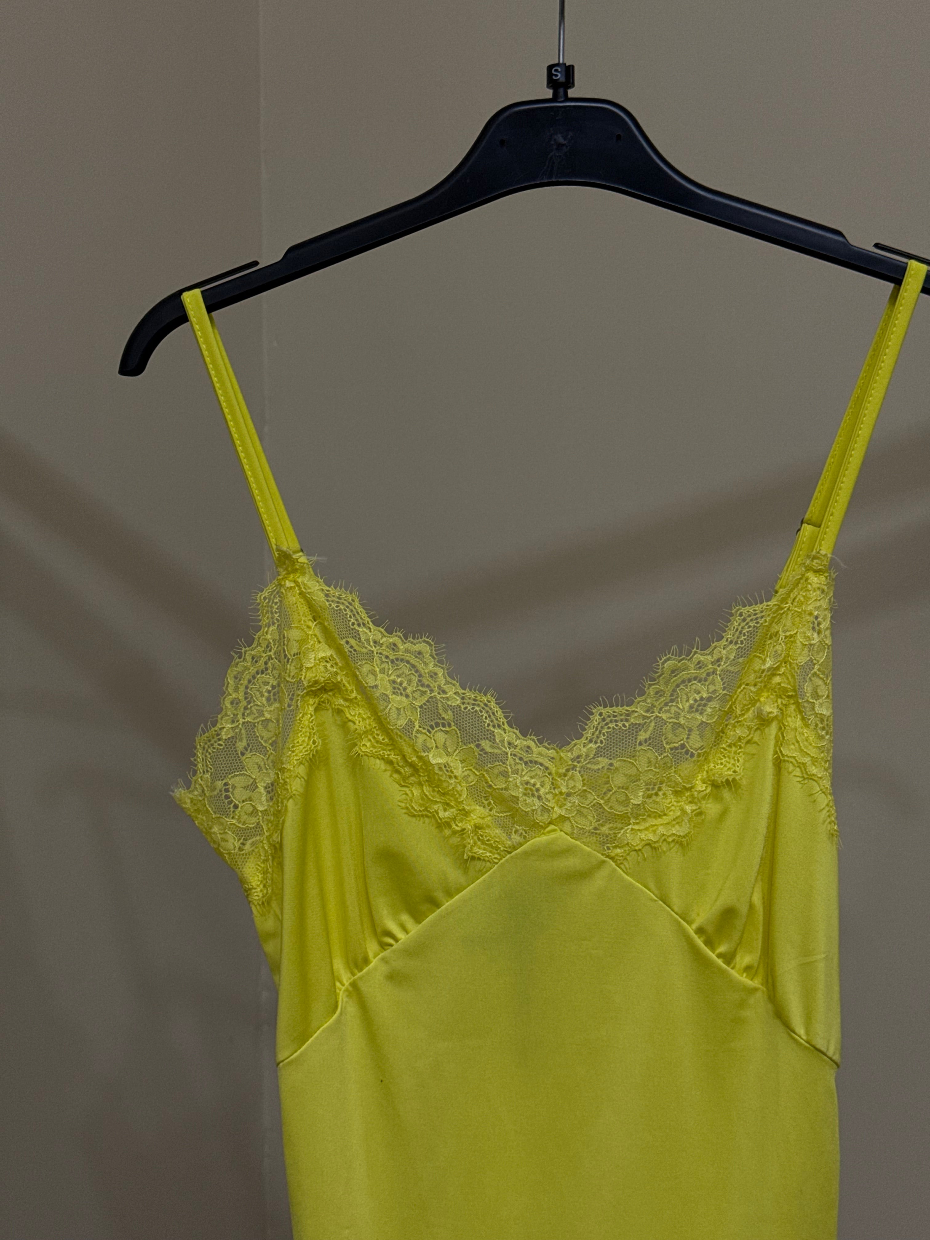 Body pizzo giallo by lumina