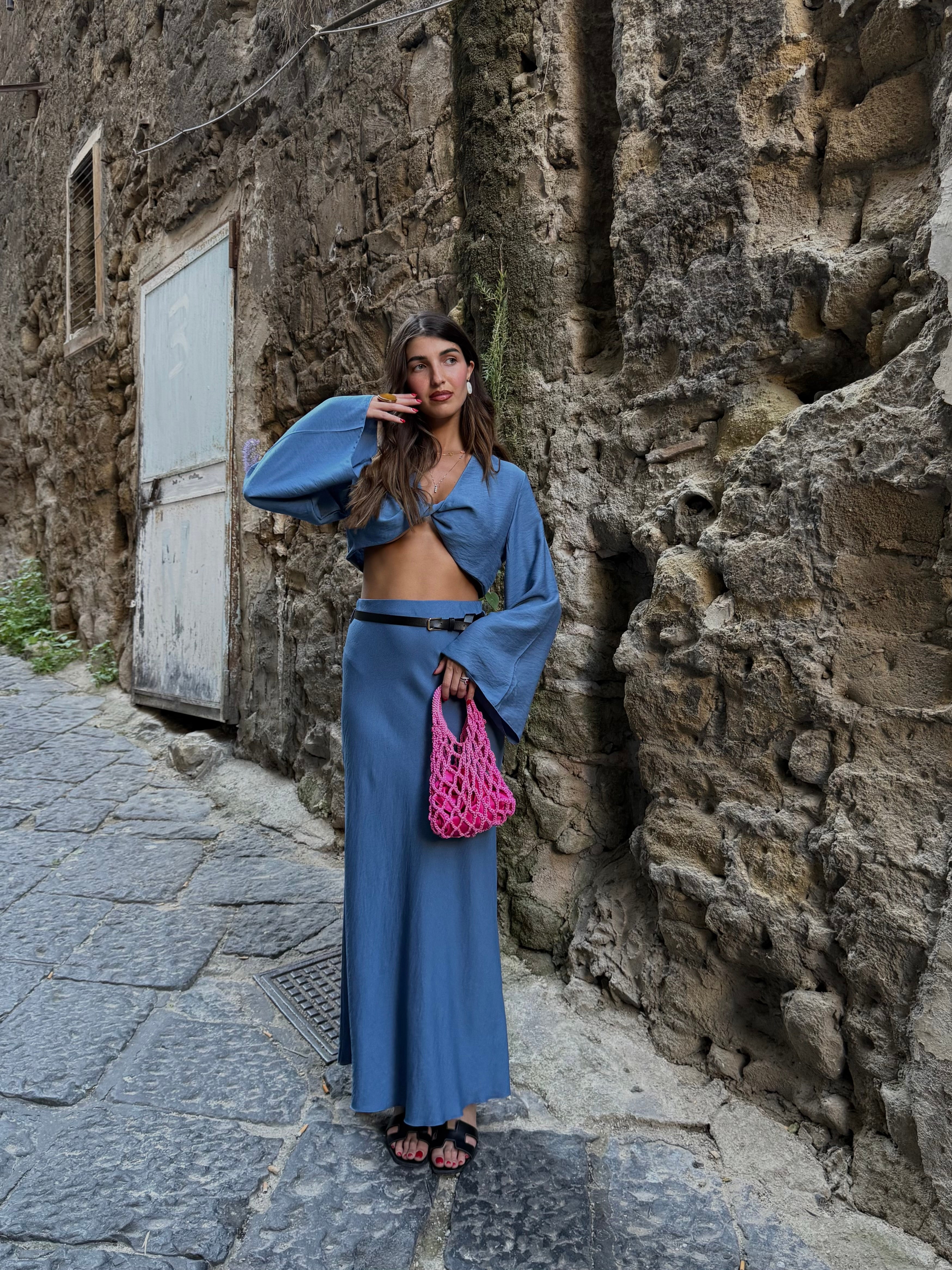 Coordinato Andrea blu denim - LadyB Shop Online