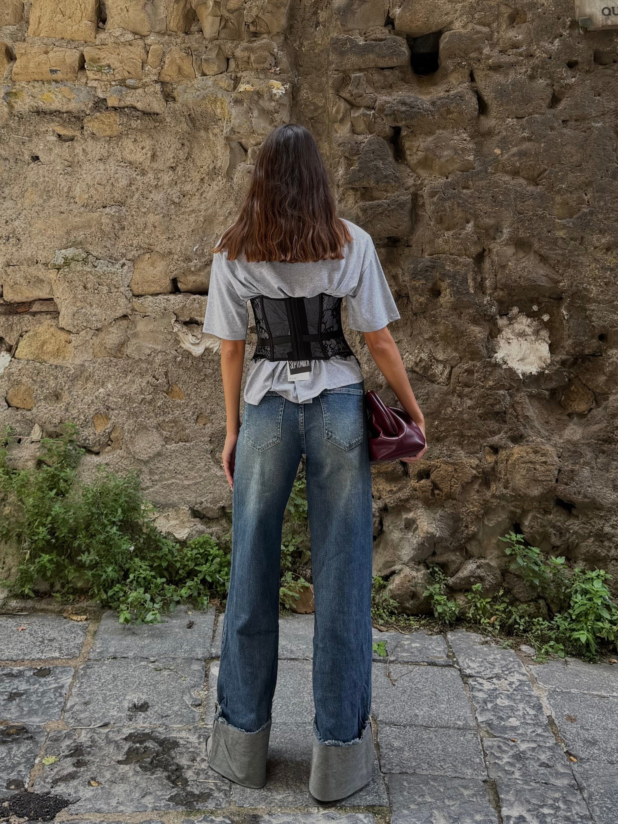 Jeans piegone chiaro
