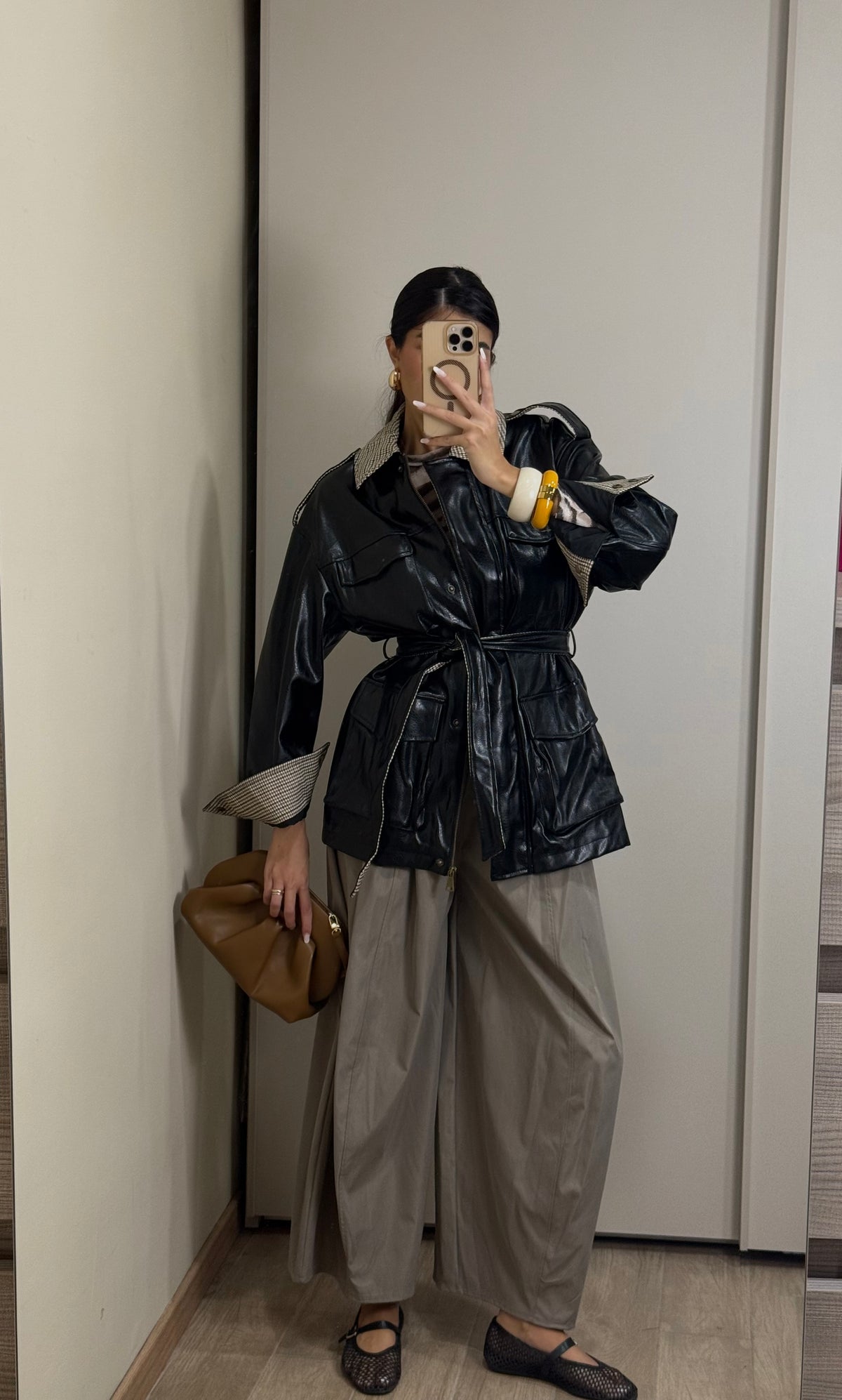 Giacca in pelle Ross