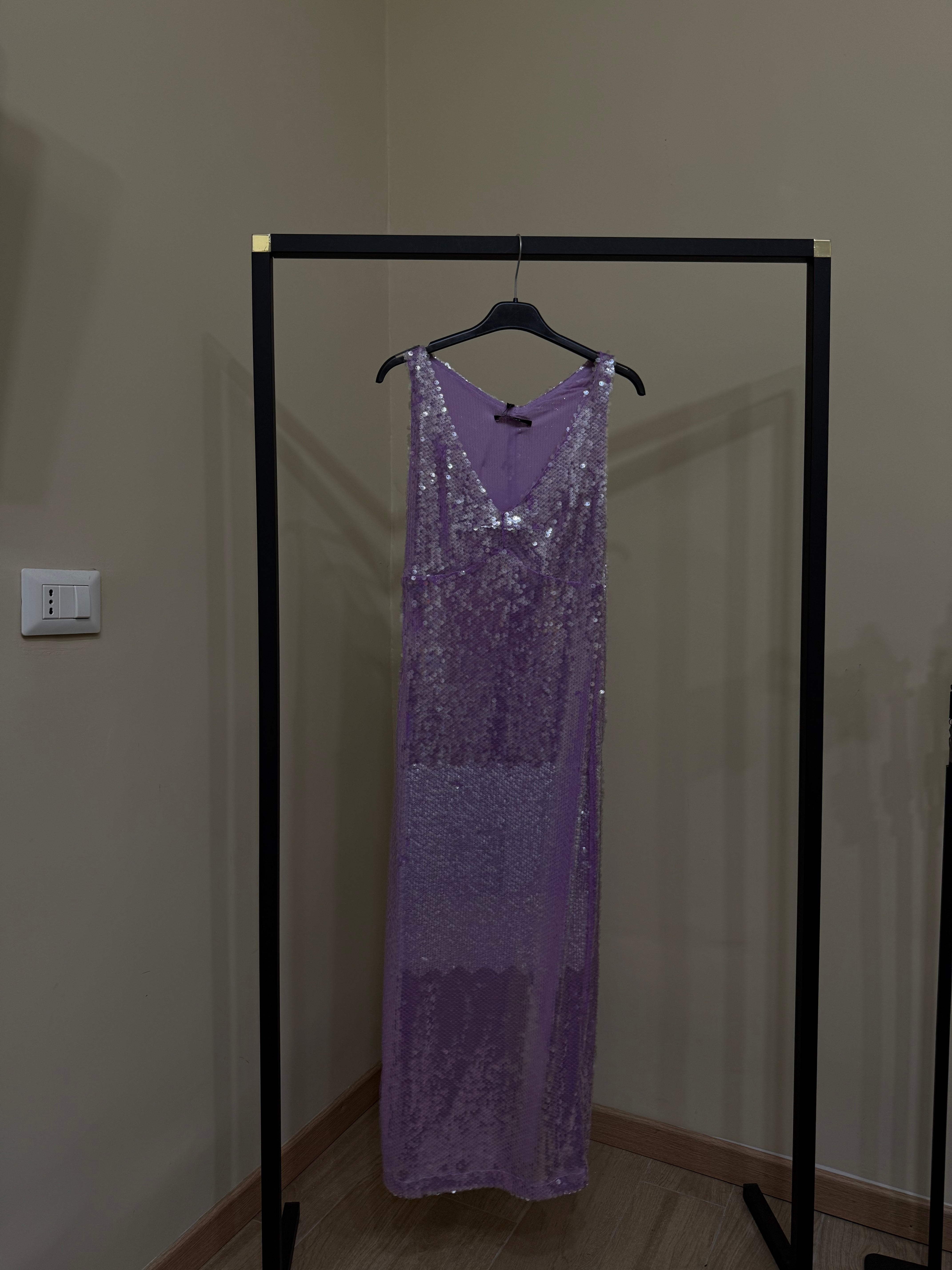 Dress paillettes lilla lumina - LadyB Shop Online