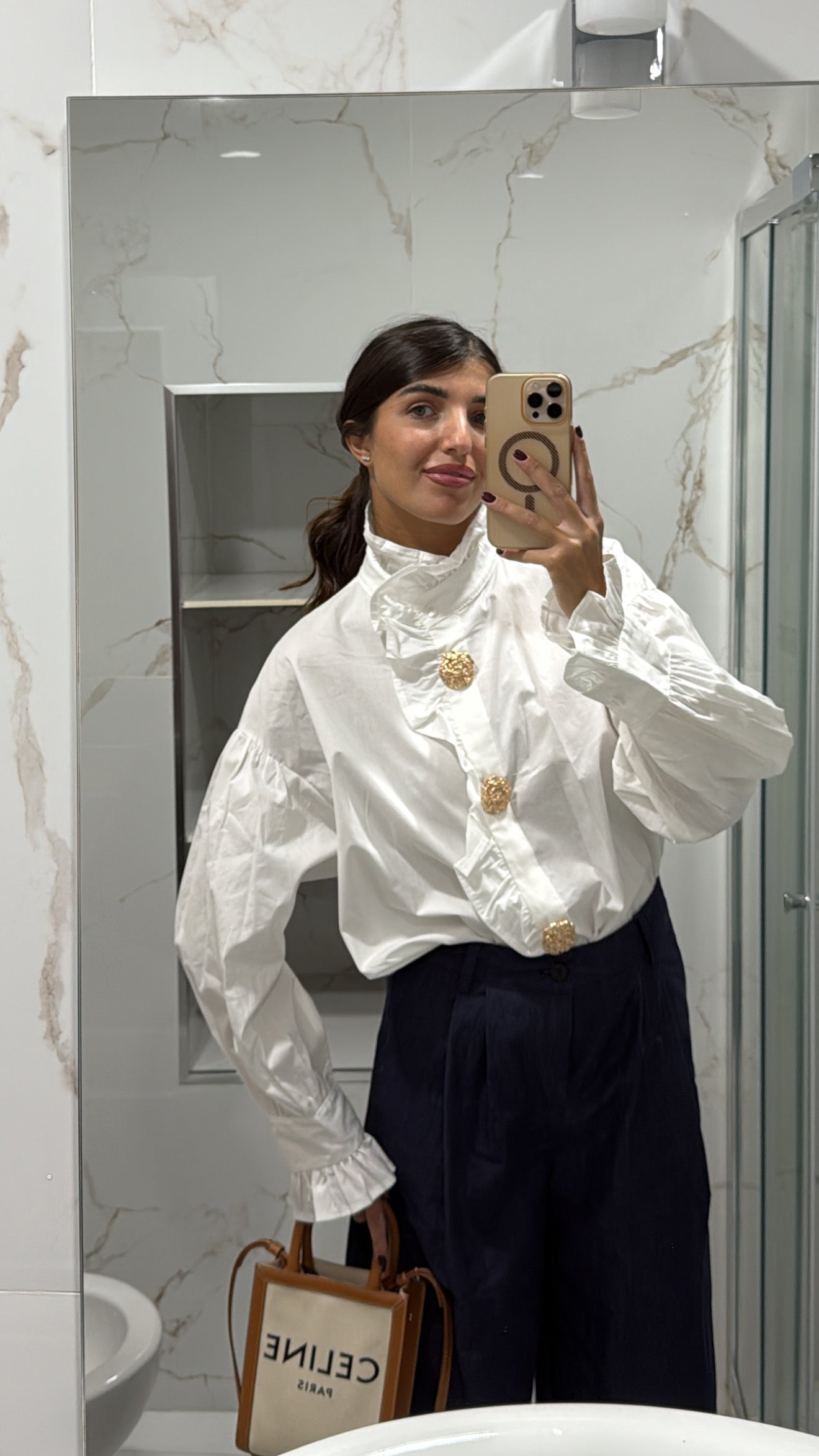 Camicia Olivia bianca