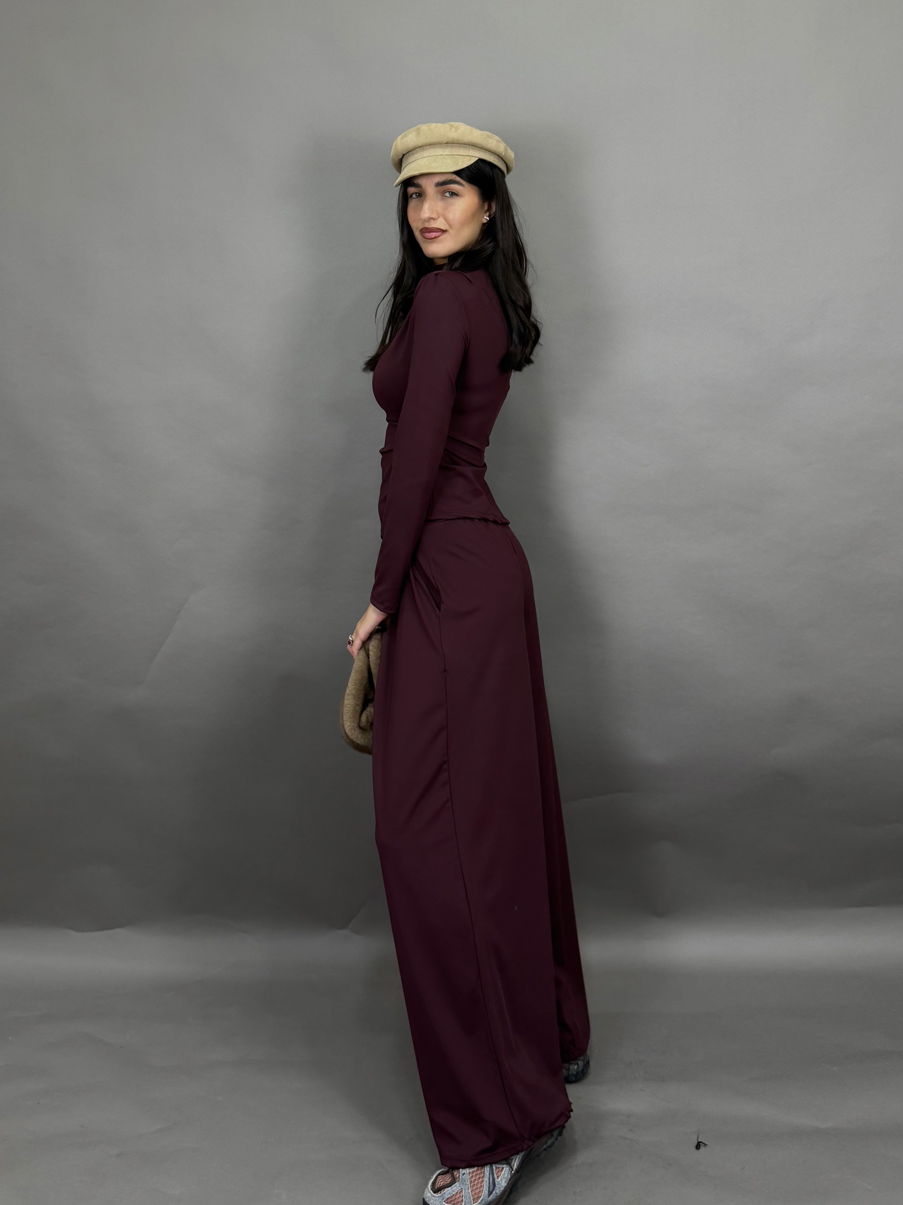 Coordinato Megghi bordeaux