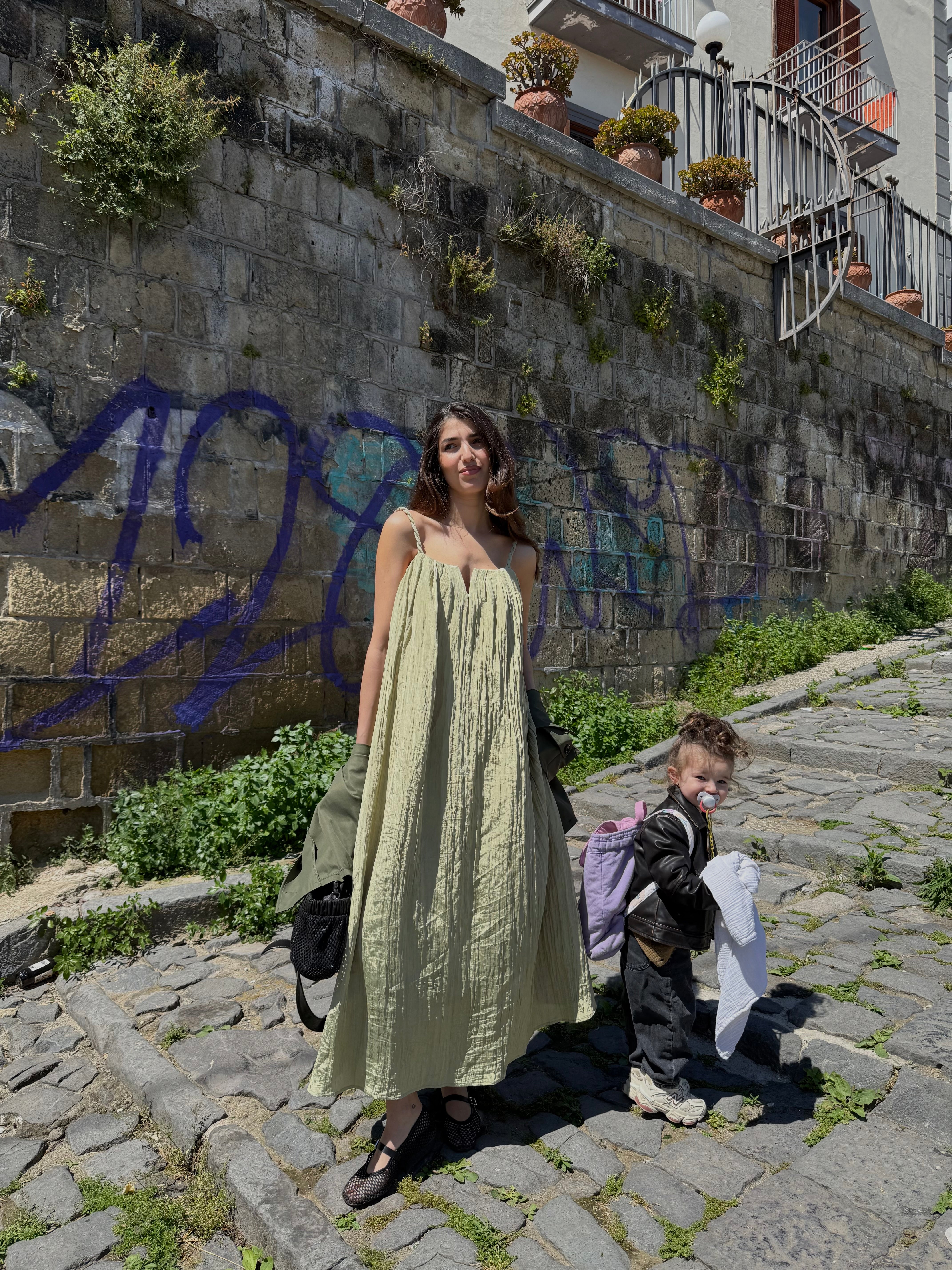 Dress Ambra verde - LadyB Shop Online