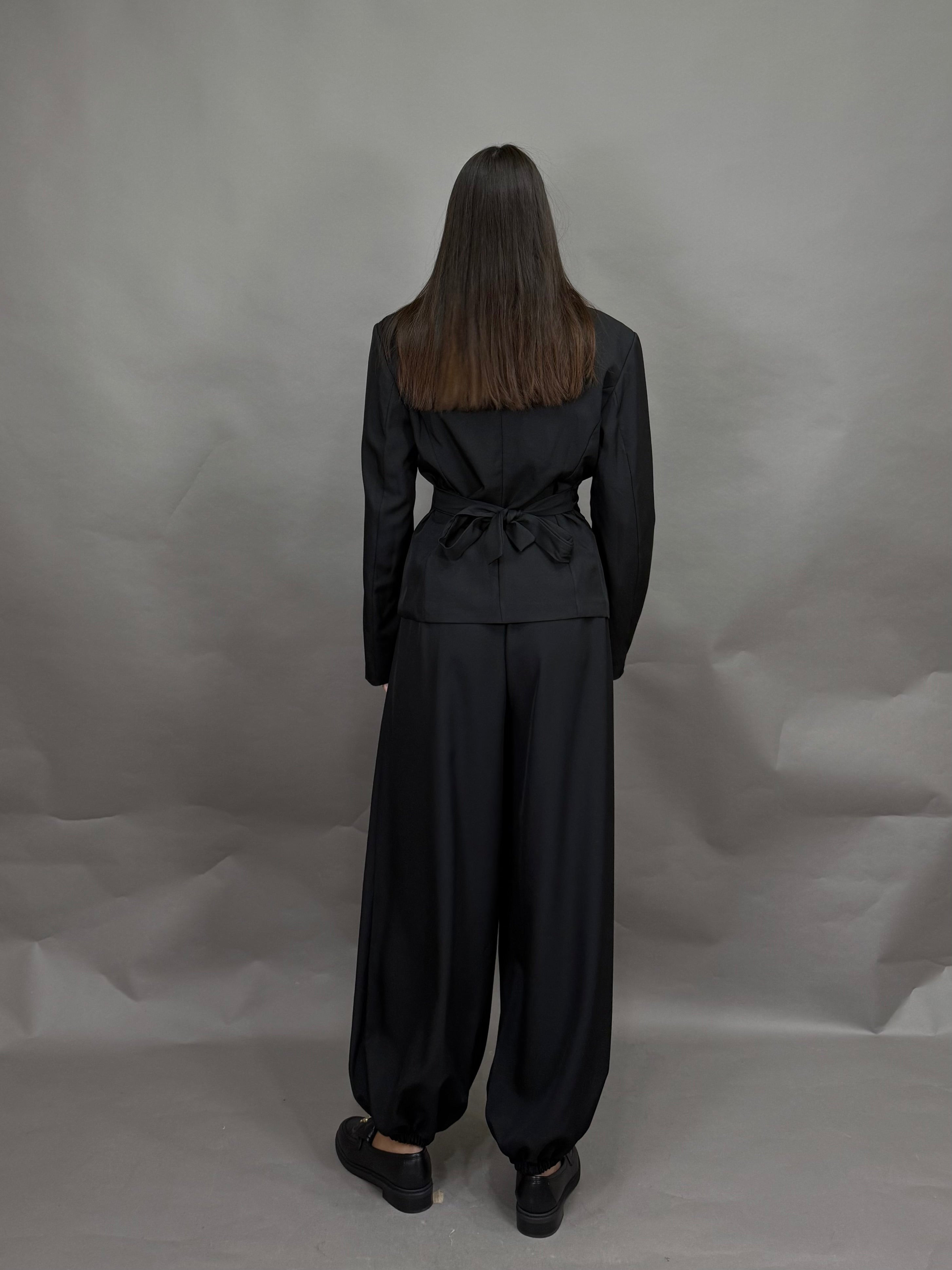 Tailleur coreano nero