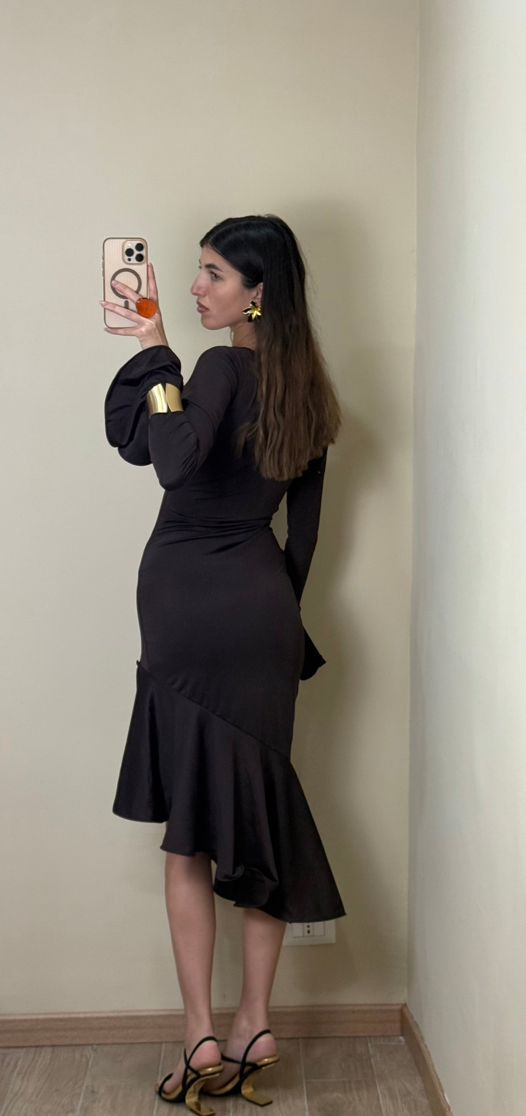 Dress Margot marrone - LadyB Shop Online