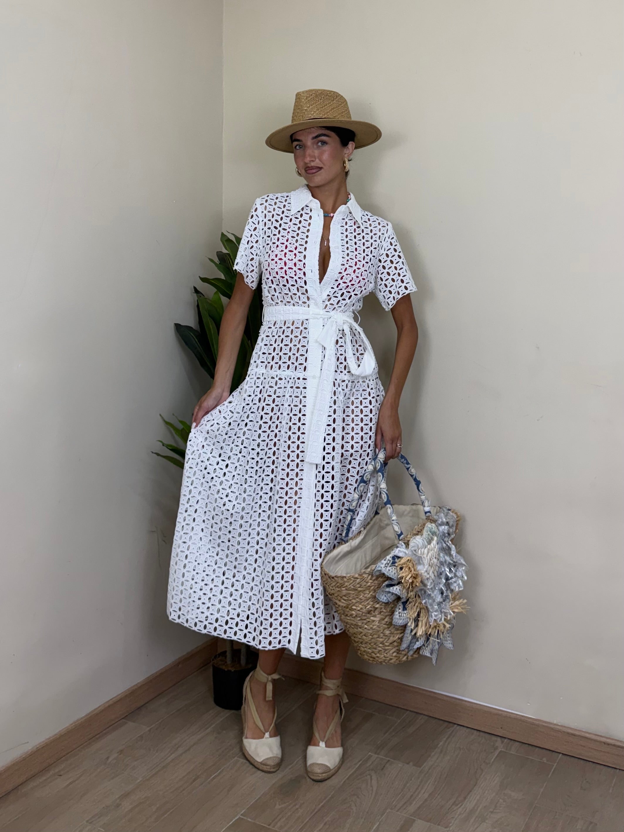 Dress camicia Sangallo By Lumina