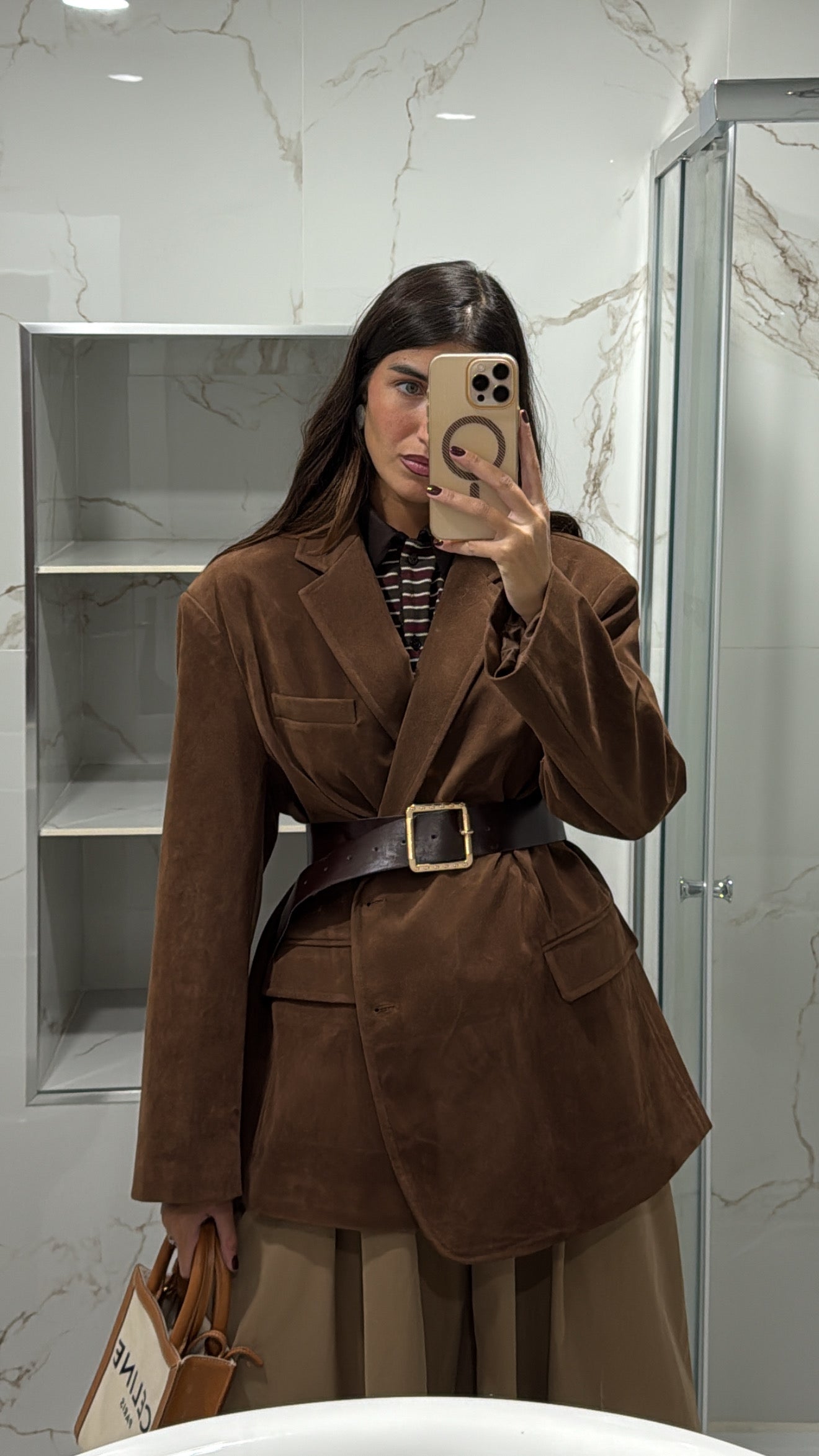 Blazer camoscio by lumina