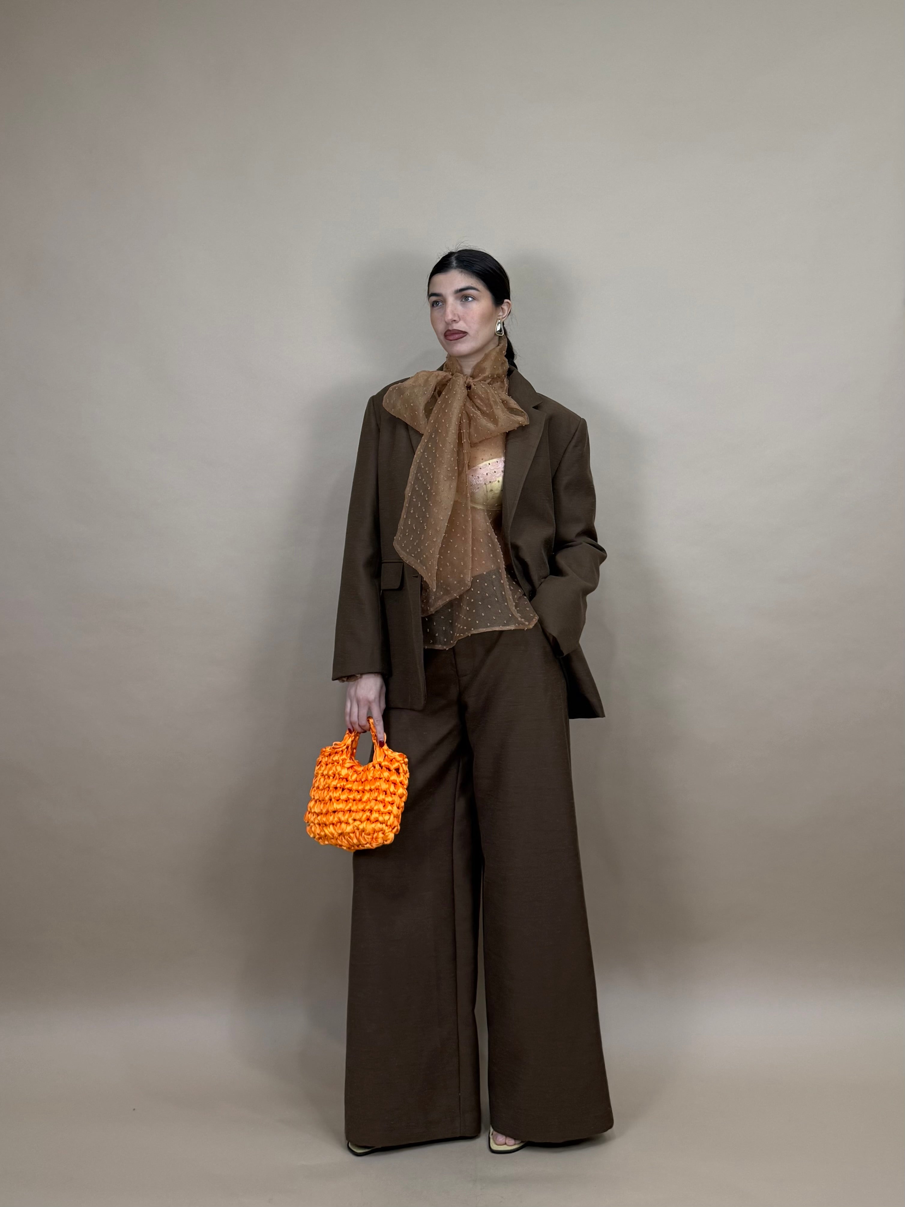 Pantalone Georgina By Lumina marrone