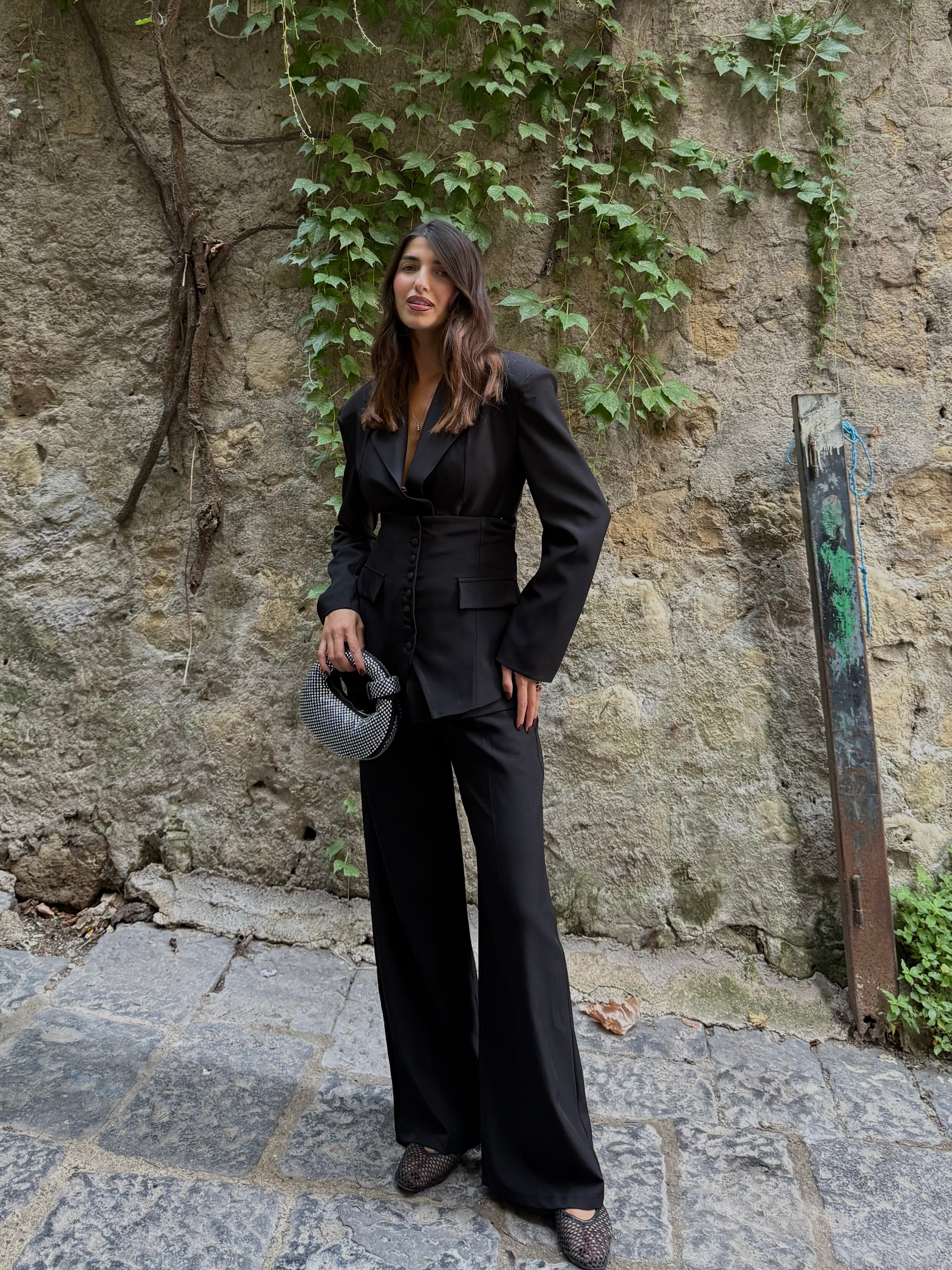 Tailleur tre pezzi nero