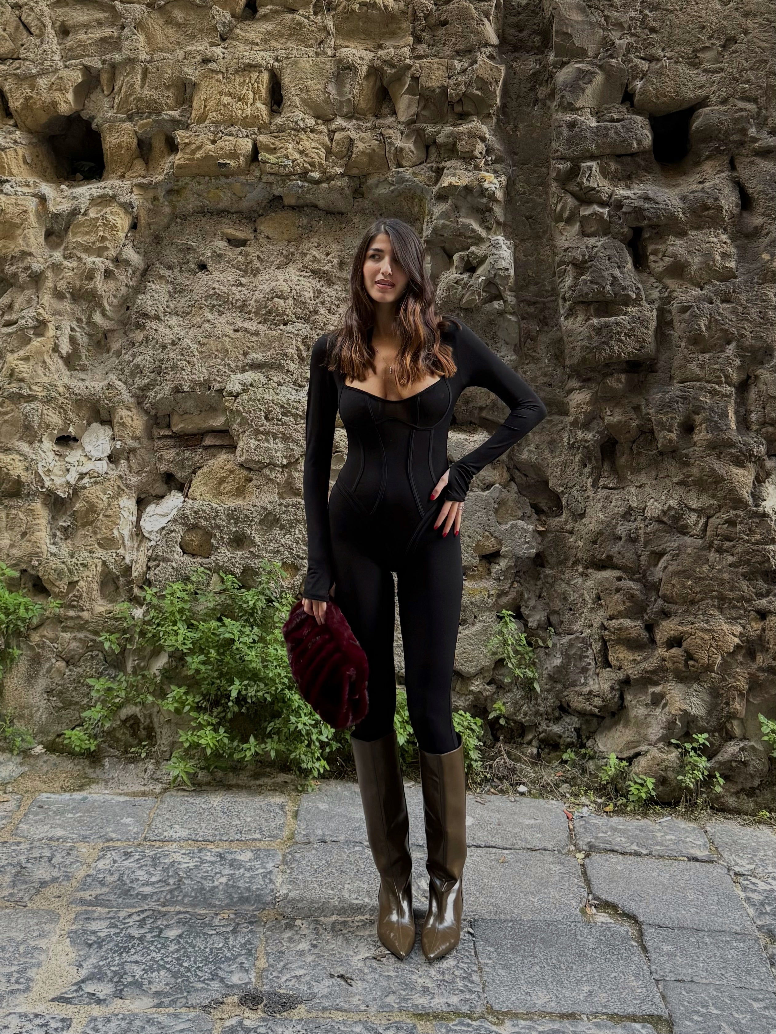 Jumpsuite Megan nera