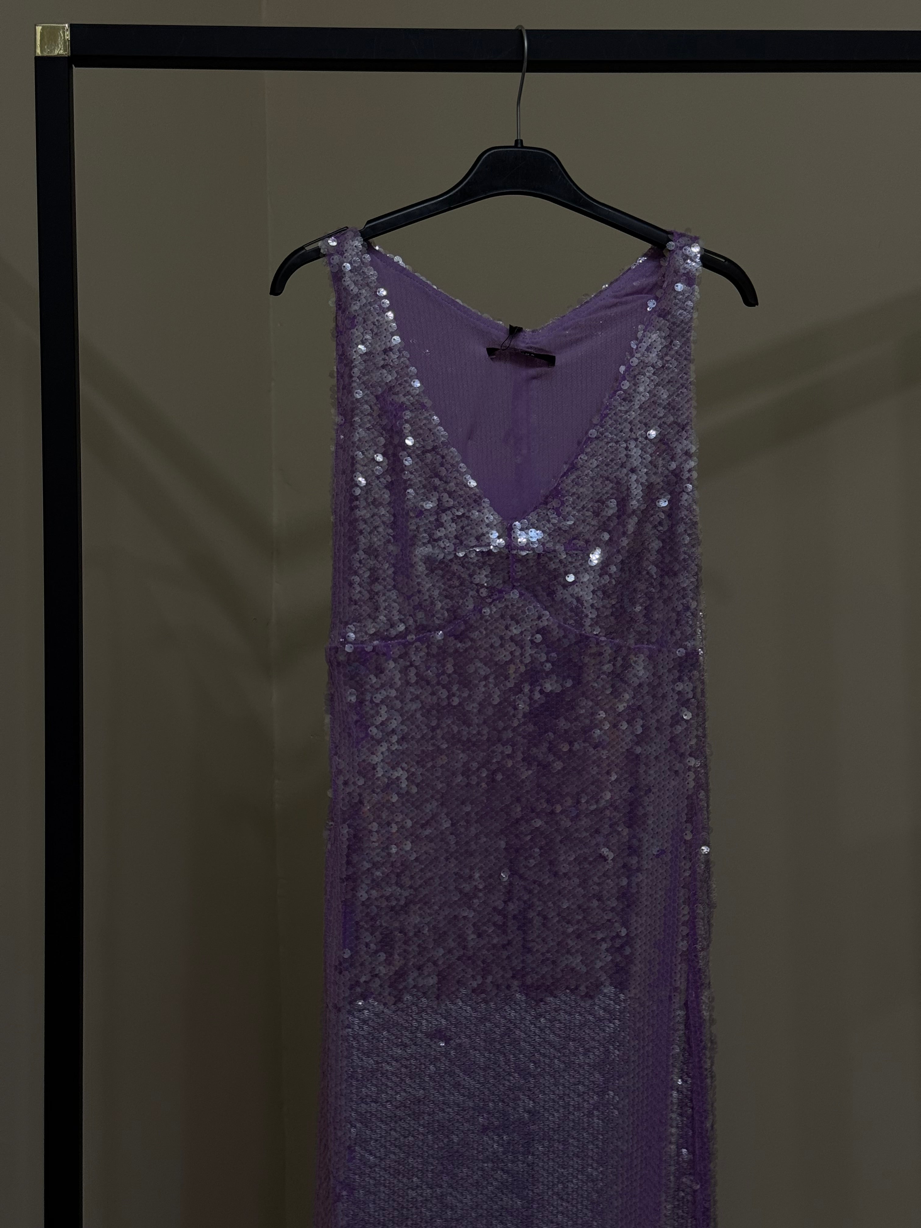 Dress paillettes lilla lumina - LadyB Shop Online