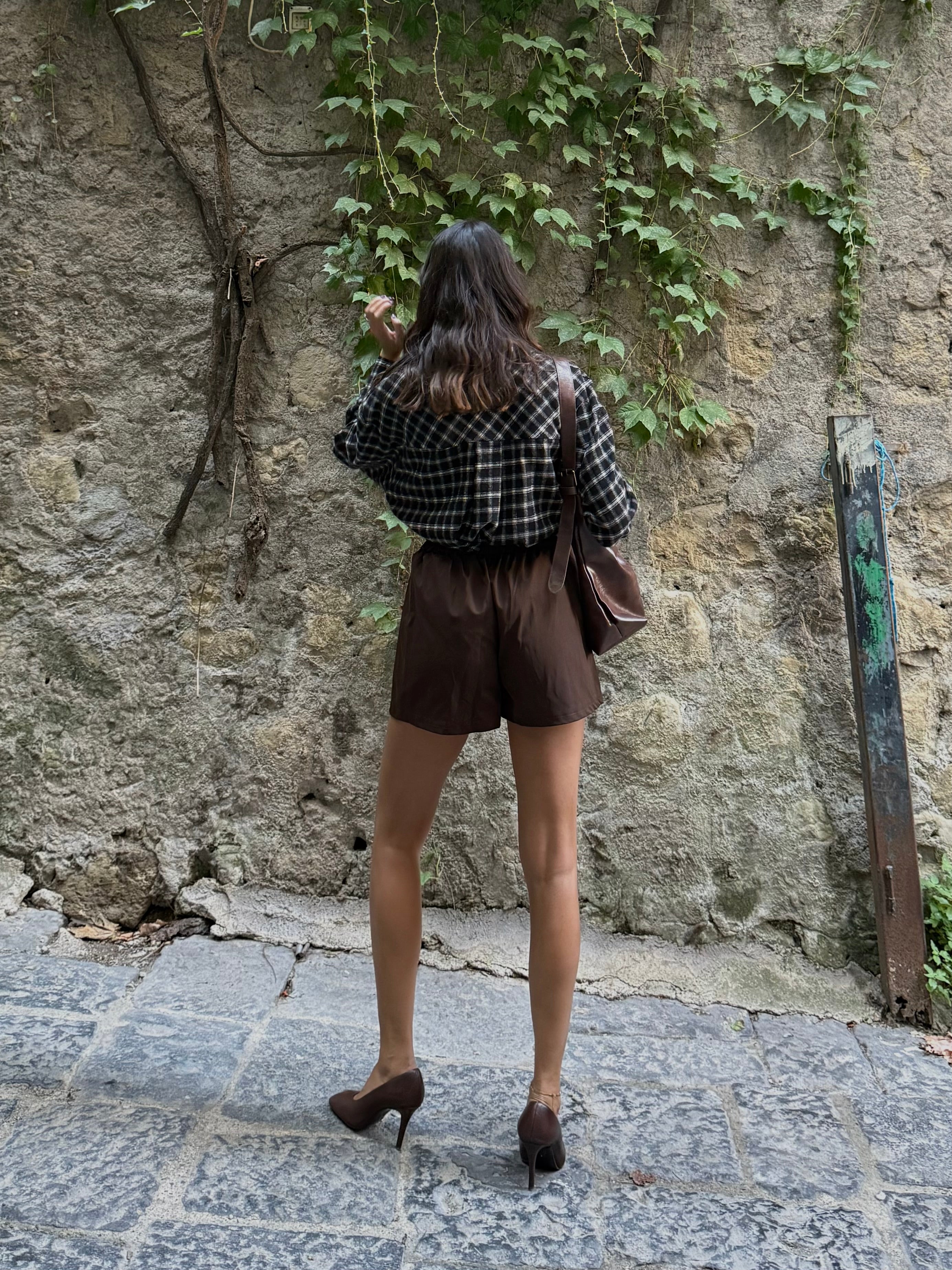 Camicia flanella nera