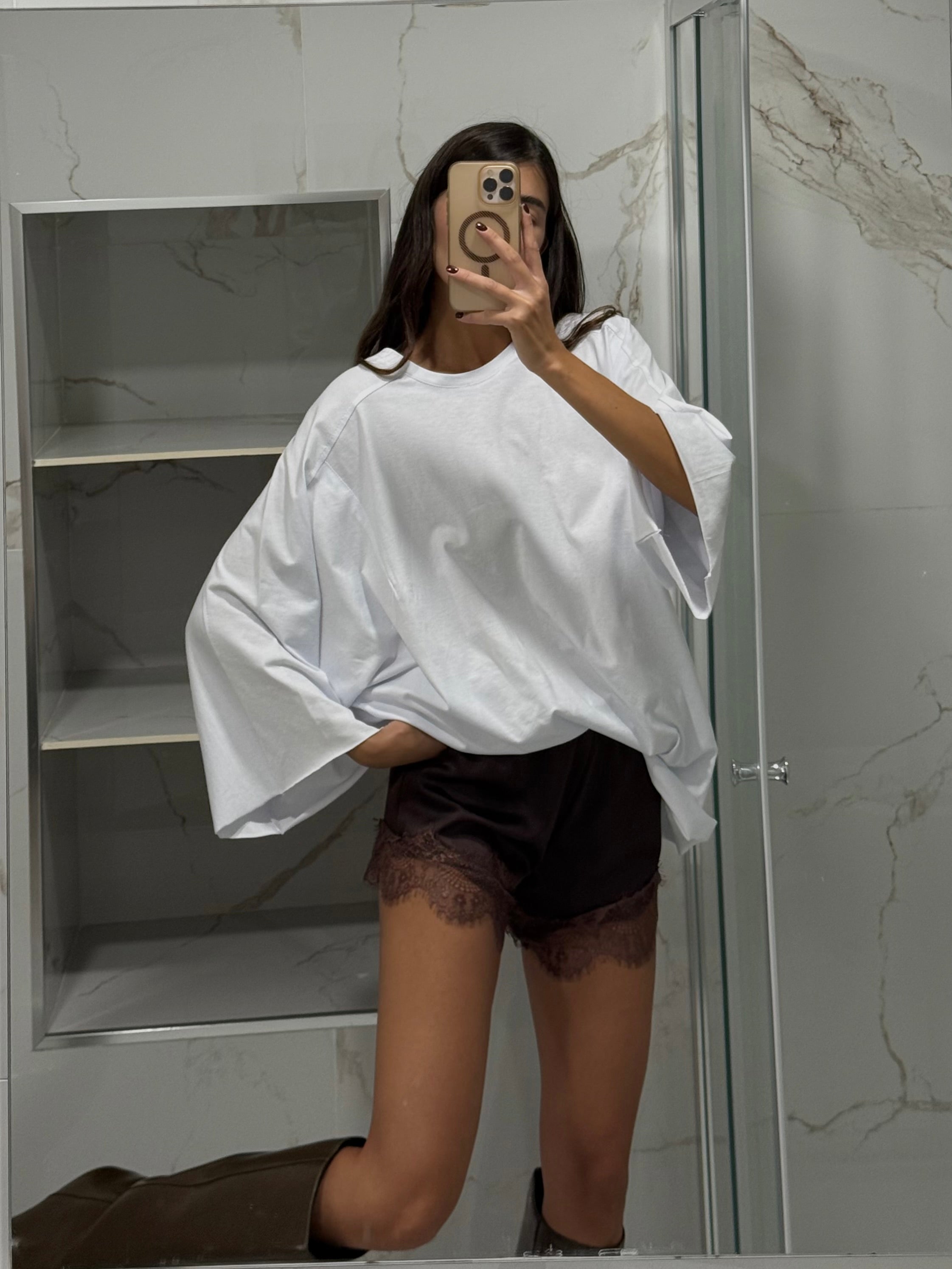 T-shirt oversize bianca