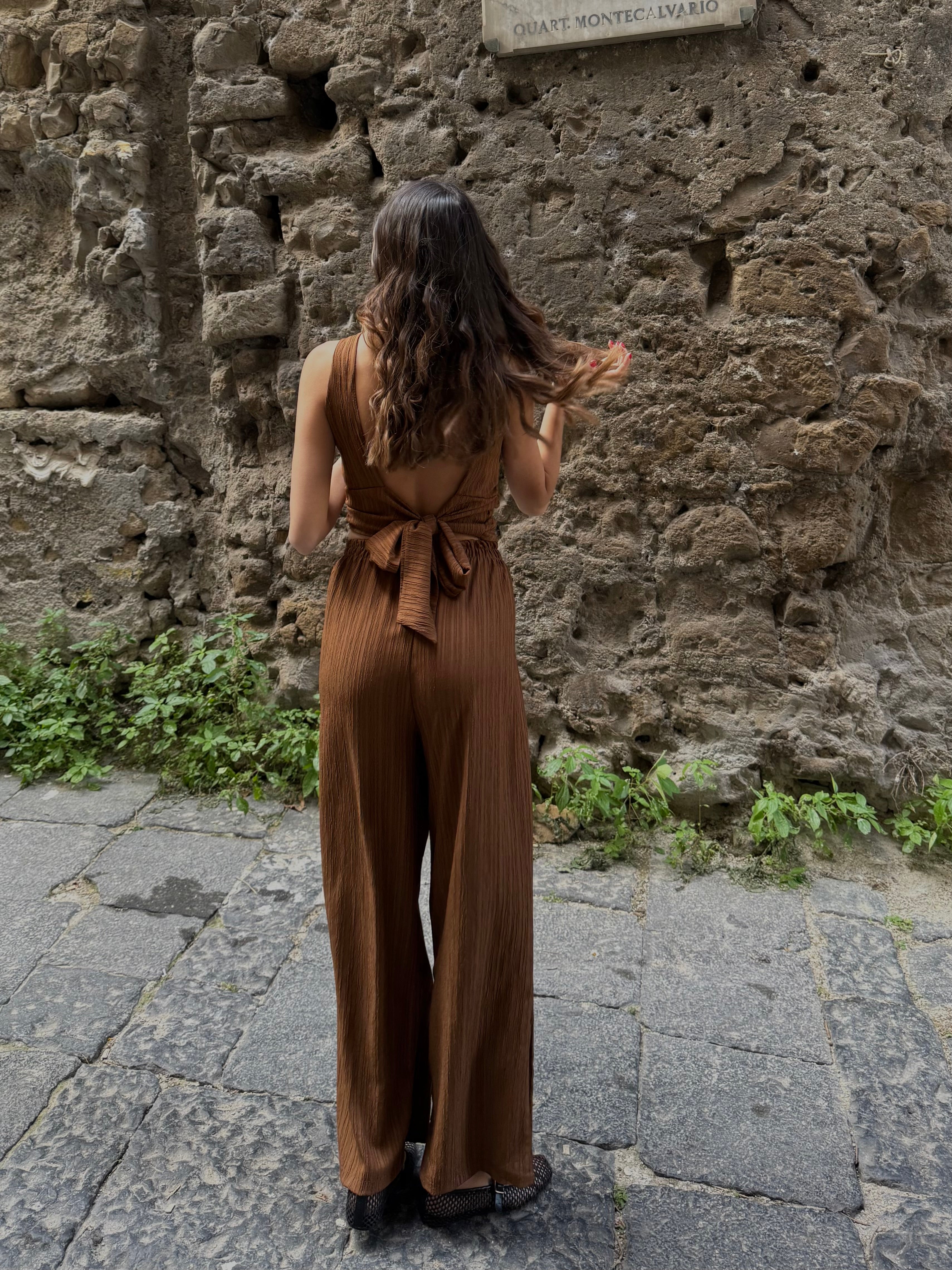 Cord set Mulan marrone - LadyB Shop Online