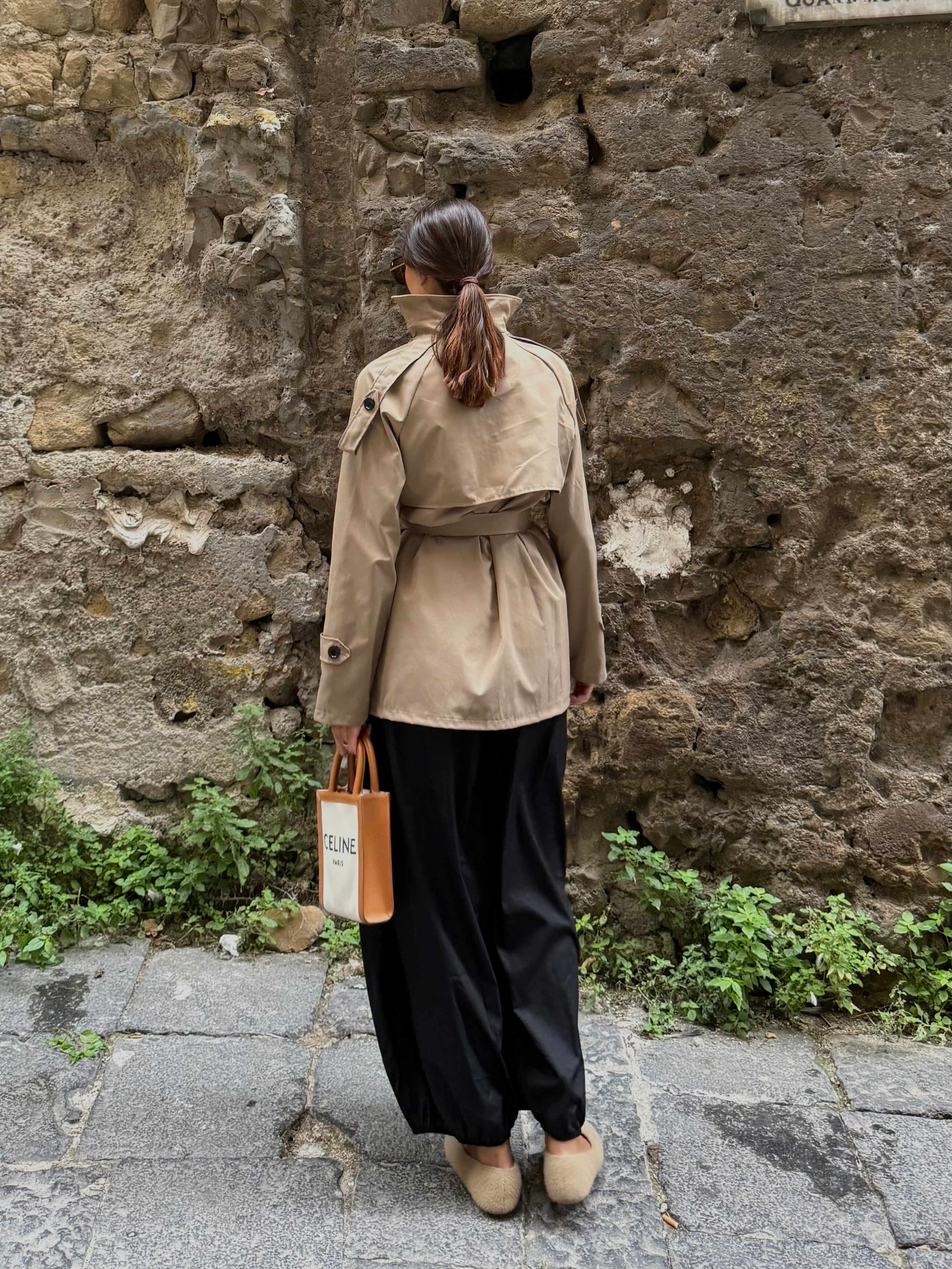 Trench barber beige