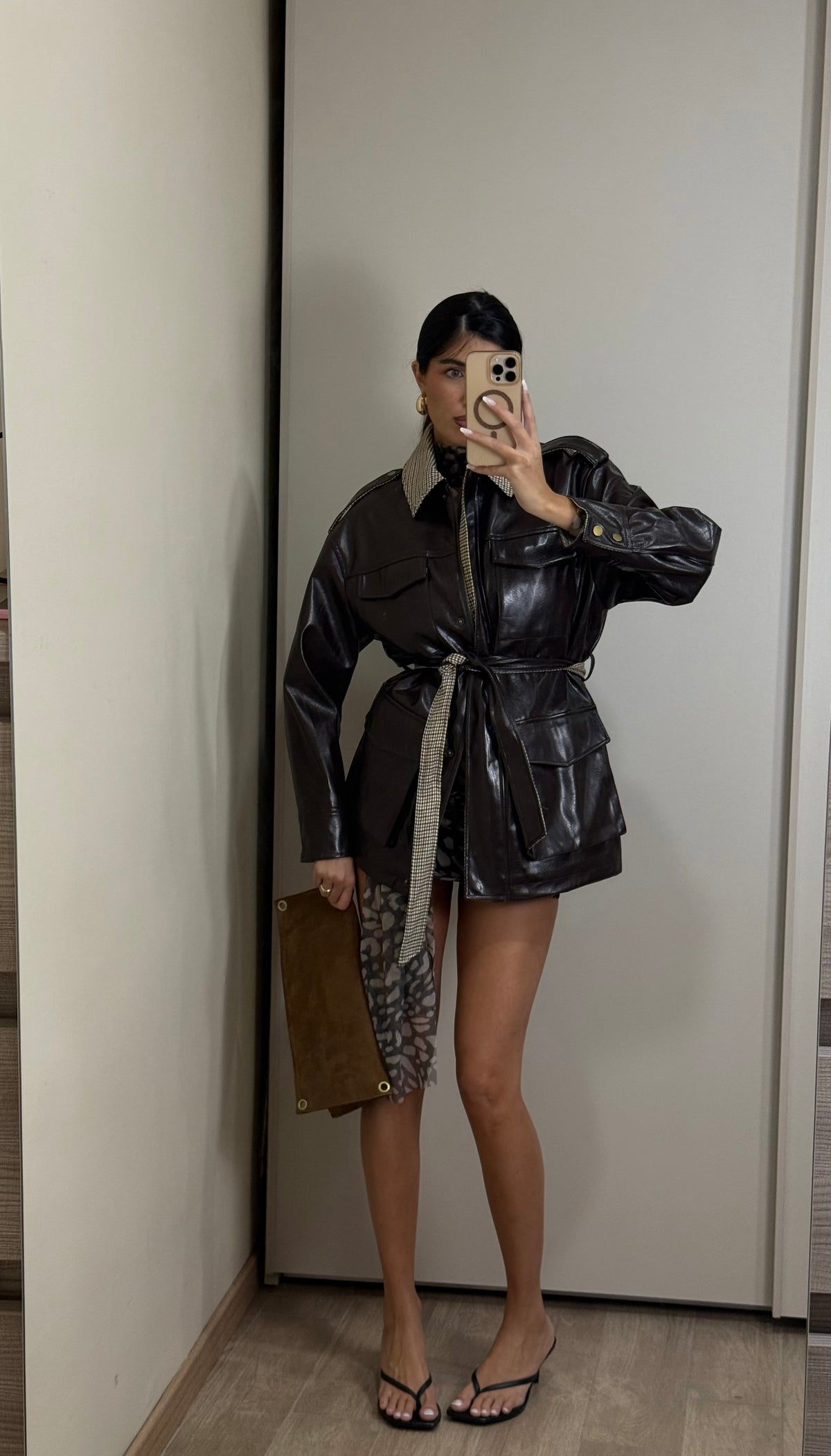 Giacca in pelle Ross