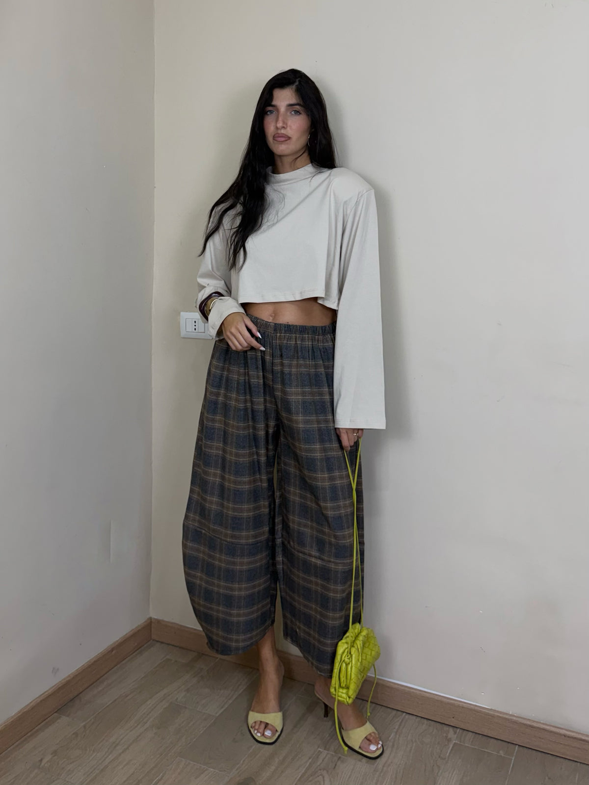 T-shirt crop by just west