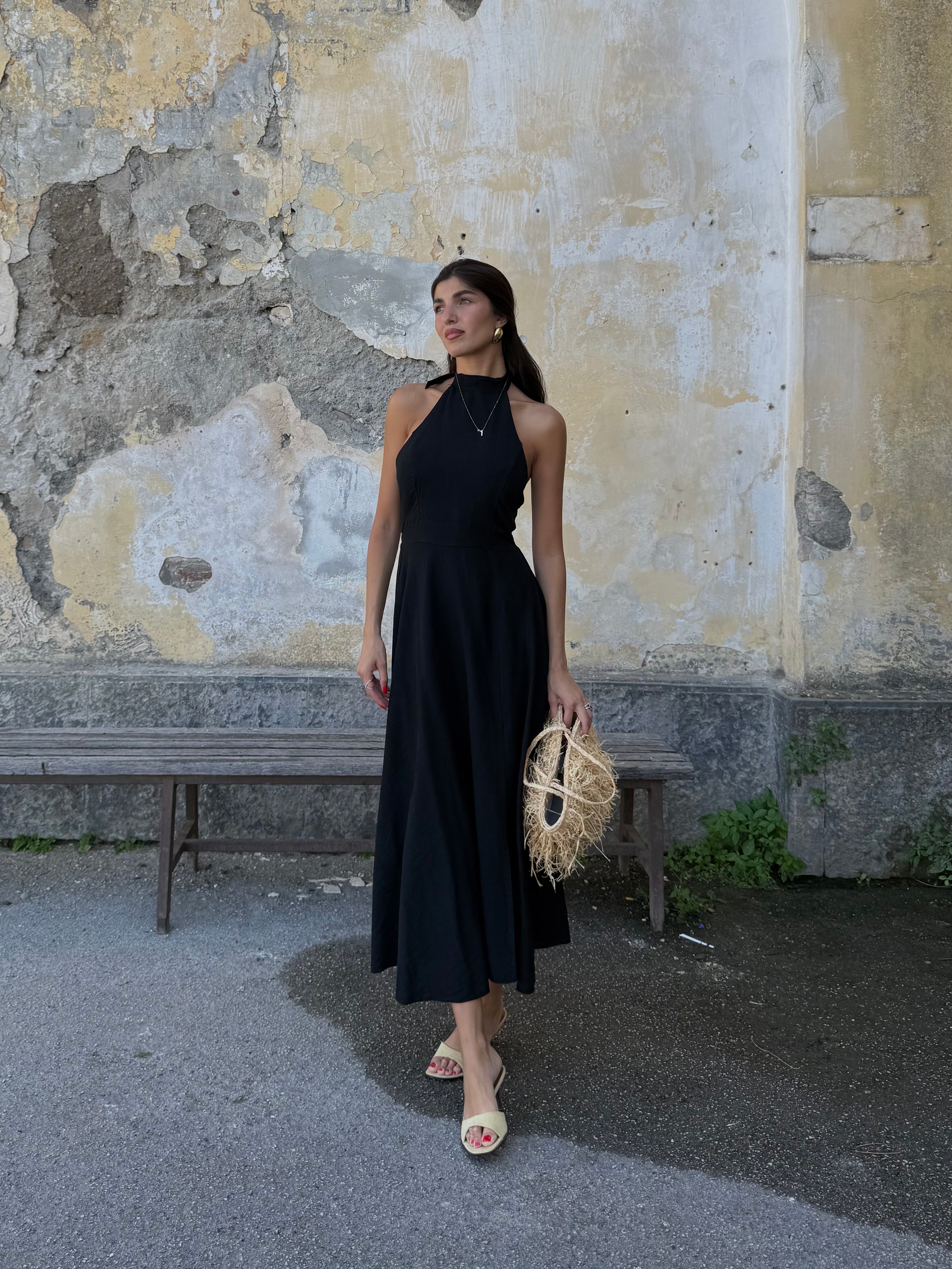Dress scollo americana