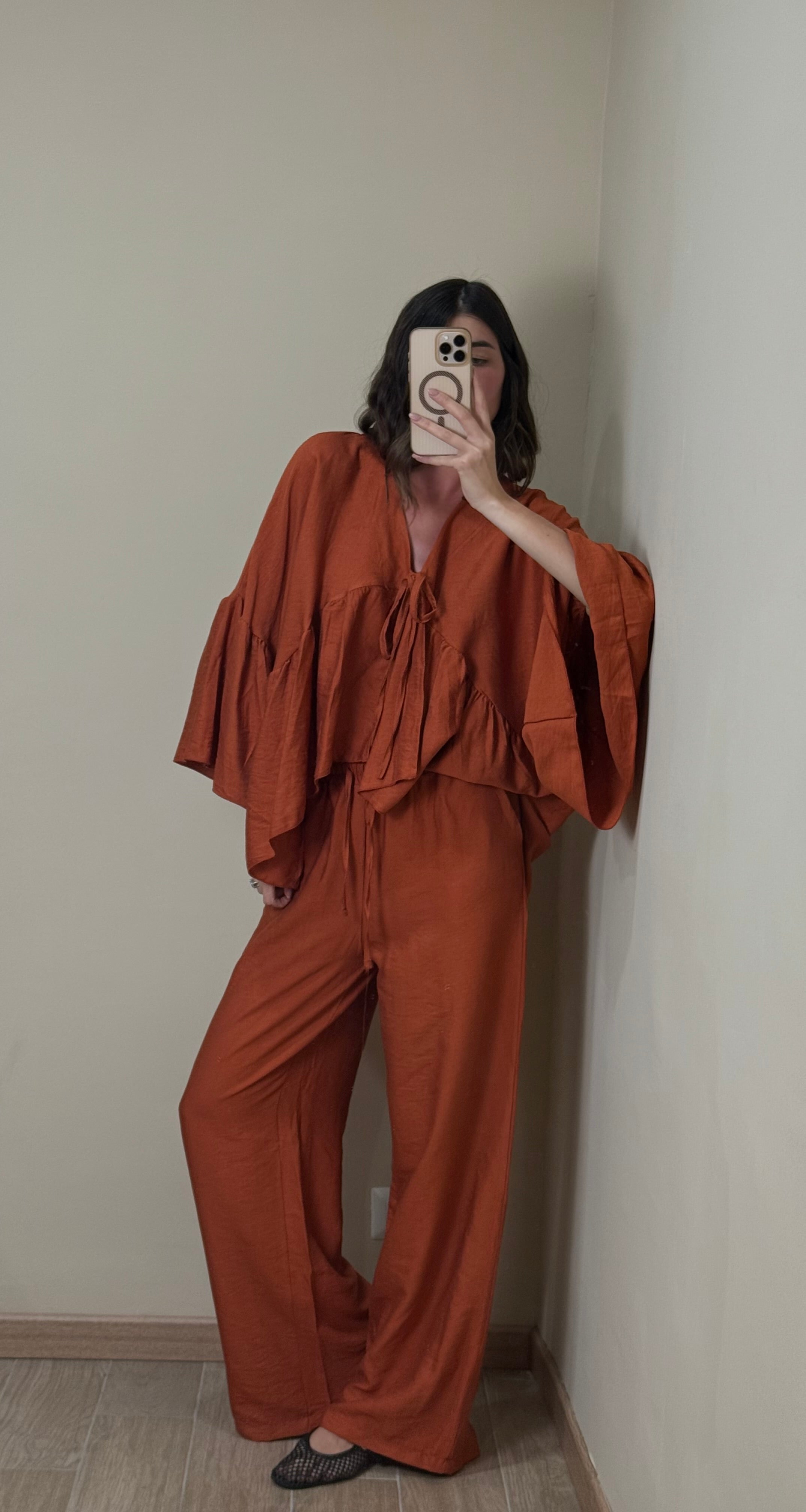Coordinato Formentera ruggine - LadyB Shop Online